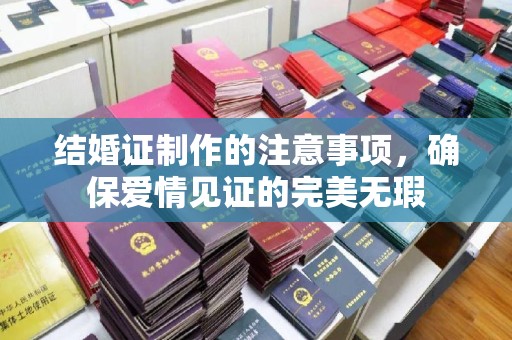 新绛结婚证制作的注意事项，确保爱情见证的完美无瑕