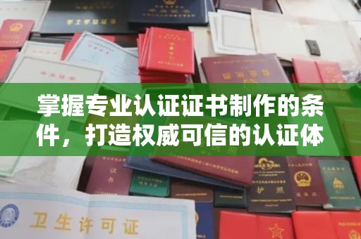 新绛掌握专业认证证书制作的条件，打造权威可信的认证体系